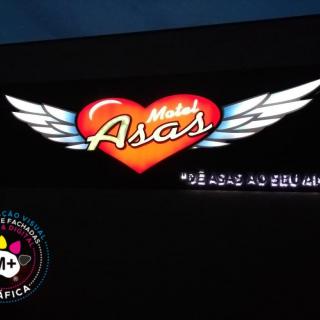 LOGO EM LETRA CAIXA GALVANIZADA  